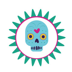 skull head mask painted icon