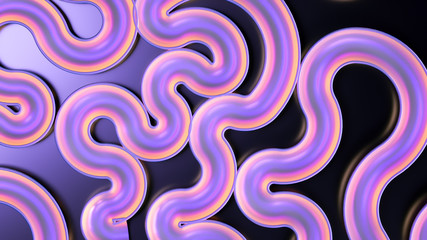 Elegant minimal background. 3d illustration, 3d rendering.