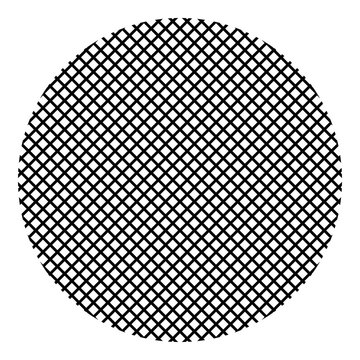 Round filter material icon black color vector illustration flat style image