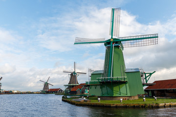 De Gerkroonde Poelenburg windmill windmol, Zaanse Schaans, Netherlands