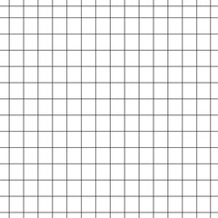 Abstract black grid stripes geometric seamless pattern. Vector Design