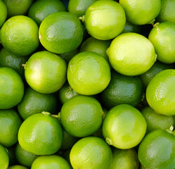 Close up fresh lime for food background