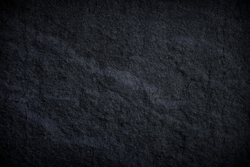 Dark grey black slate background or texture