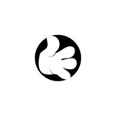 Hand Wave Logo Template vector symbol