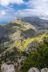 Sierra de Tramuntana mountains on Mallorca island