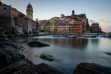 Naklejka premium Vernazza after Sunrise, Cinque Terre