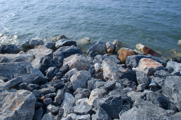 Fototapeta na wymiar Rock in nature
