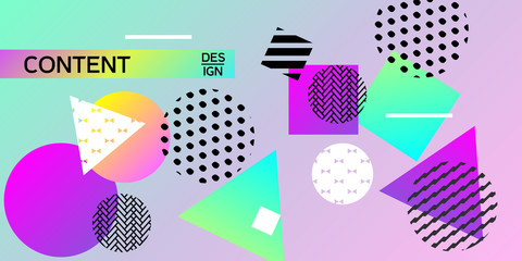 Geometric abstract background.