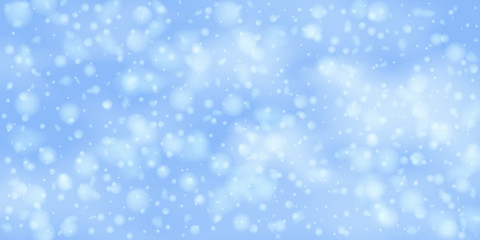 Snowflakes, snowfall.