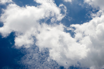 Fototapeta premium Blue sky and white clouds