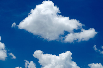 Blue sky and white clouds