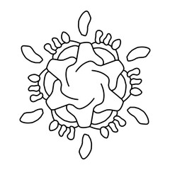 Design illustration of an abstract background