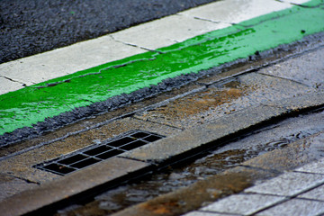 道路の側溝（排水溝）