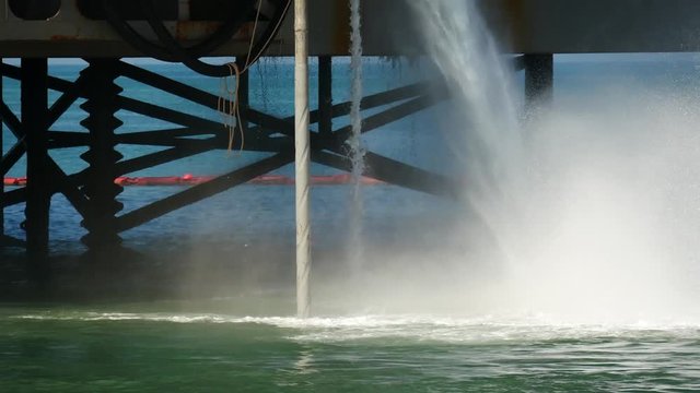 Performing integrate acceptance test (IAT) to test power management system of the jack up rig at the shipyard by using the paddle BHA to generate torque while pumping. 