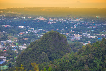 Close-up wallpaper view of high angle mountains, atmosphere surrounded by trees, blurred wind and fresh cool air during the day