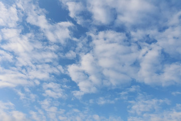 Fototapeta premium clouds sky, blue background. cloud blue sky and sun.