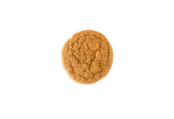 oatmeal cookies isolated on white background