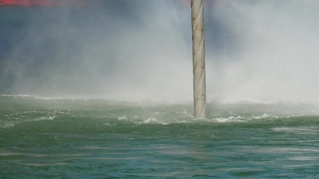 Performing integrate acceptance test (IAT) to test power management system of the jack up rig at the shipyard by using the paddle BHA to generate torque while pumping. 