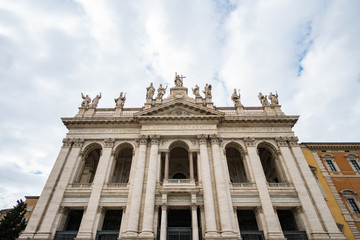 Fototapeta na wymiar Basilica of St. John Lateran or Papal archbasilica of Saint John Lateran