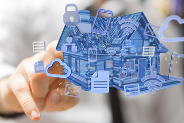 Smart home and future concept