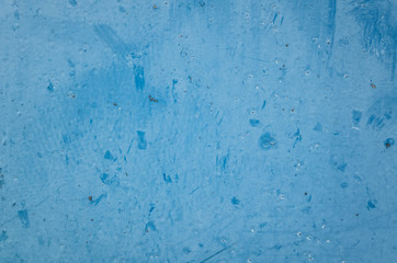 rusty metal dirty wall in blue color