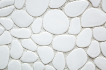 wall of oval and round stone