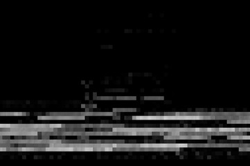 Pixel pattern of a digital glitch