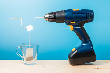 Home made tea brewing machine