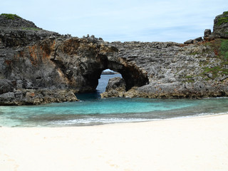 小笠原諸島 南島 鮫池 Wall Mural Wallpaper Murals Yukimarron