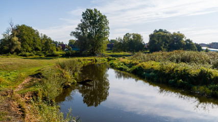 Narwiański Park Narodowy, Rzeka Narew w Surażu, Podlasie, Polska