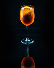 alcoholic cocktails: long island ice tee, tequila sunrise, negroni
