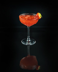 alcoholic cocktails: long island ice tee, tequila sunrise, negroni