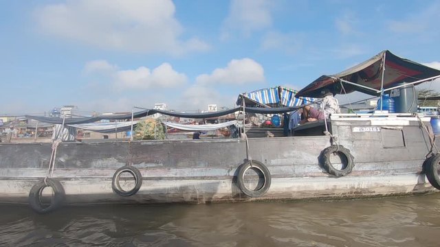 Cai Rang Floating Market, Mekong Delta, Can Tho, Vietnam