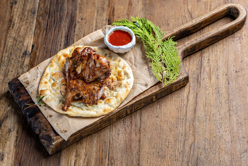 grilled meat (pork, beef, game, lamb)