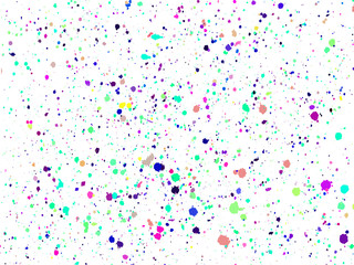 Ink stains grunge background vector. Scribble ink splatter, spray blots, dirt spot elements. Watercolor paint , smear liquid stains splatter backdrop.