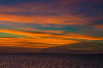 Clouds and blue skies