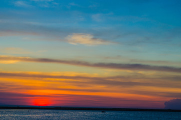 Clouds and blue skies