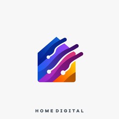 Home Business Real Estate Illustration Vector Template