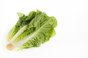 Salad vegetables for a healthy diet in the white background