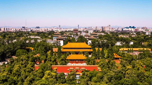 Zhizhu Palace, Beijing time lapse