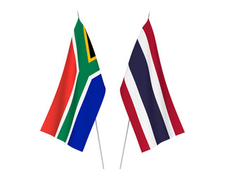 Republic of South Africa and Thailand flags
