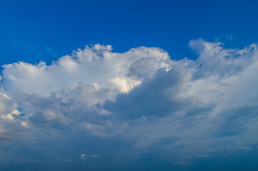Blue sky and white clouds