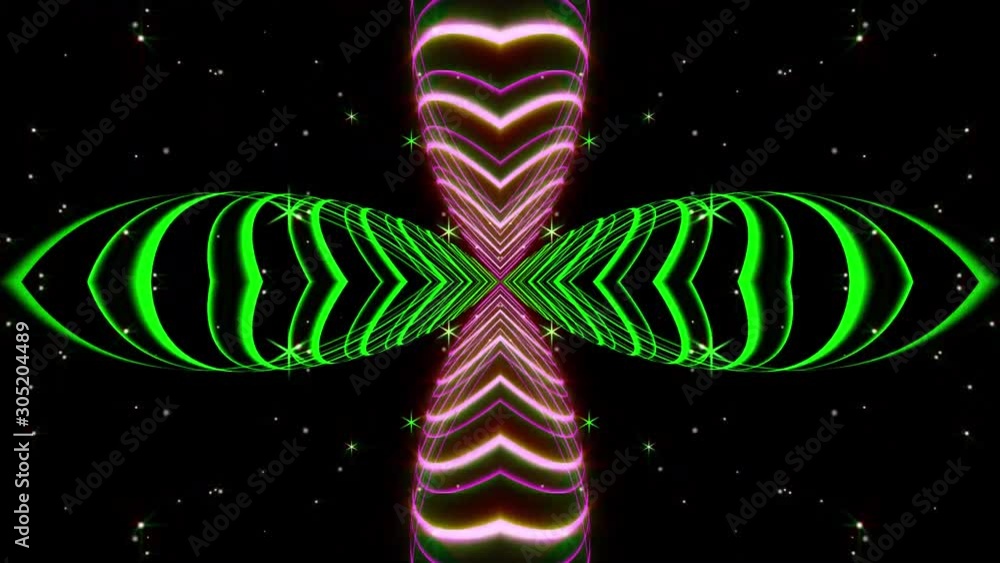 Poster vj loop astral visual abstract background
