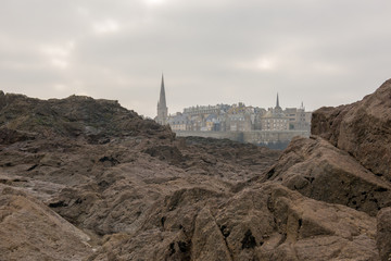view of the curch in sant malo