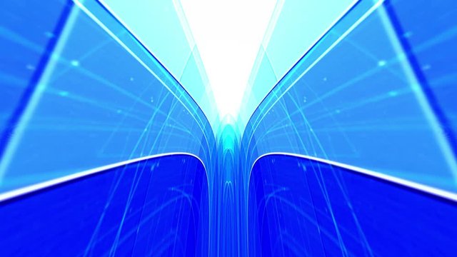 Abstract Cyberspace Animation Background, Loop, 4k