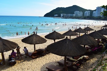umbrellas on the beach