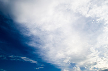 Blue sky and white clouds