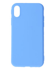 Blue color case for smartphone. Isolated on white background