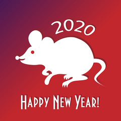 Fototapeta na wymiar Year of the rat. chinese new year 2020