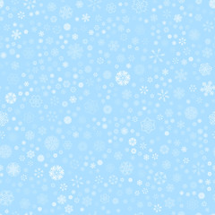 Fototapeta premium vector winter snow light seamless pattern
